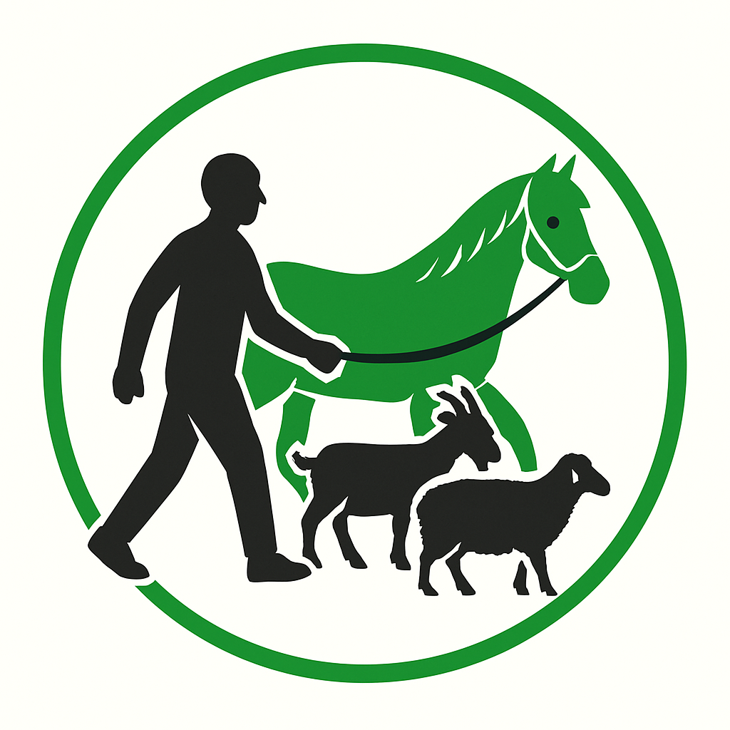 Verzorging kleinvee illustratie